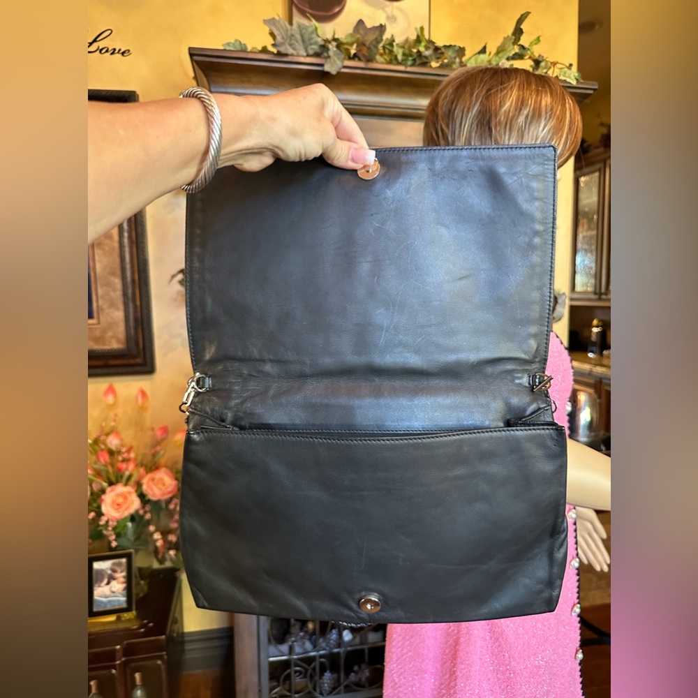 Amazing Roberto Cavalli Shimmery Python Handbag - image 2